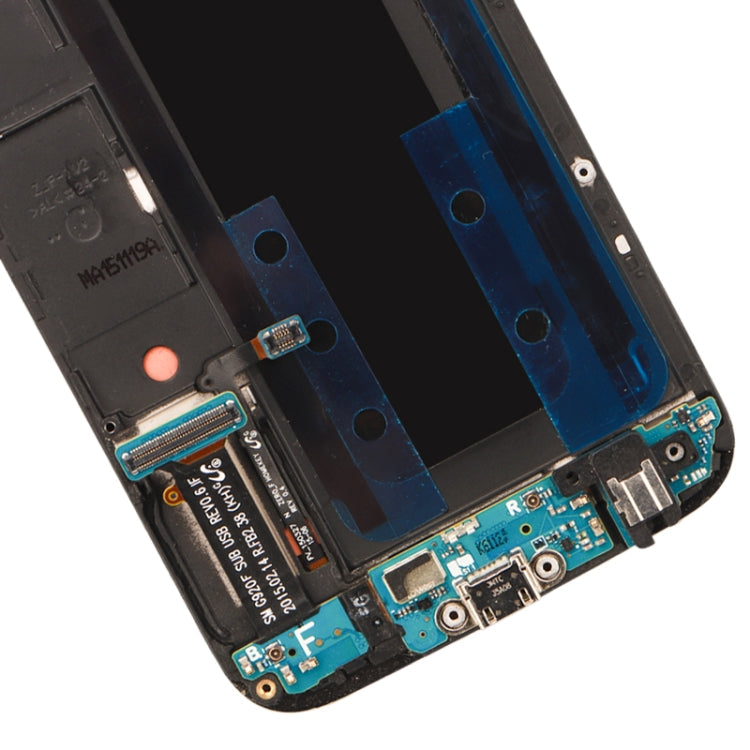 Original LCD Screen and Digitizer Full Assembly with Frame For Samsung Galaxy S6 SM-G920F, For Samsung Galaxy S6