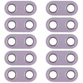 10 PCS Back Camera Lens for Asus Zenfone 5 ZE620KL / ZS620KL, For Asus Zenfone 5 ZE620KL(Purple)