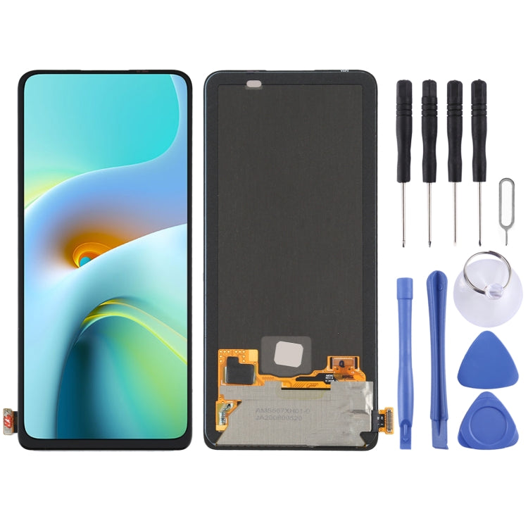 Original AMOLED Material LCD Screen and Digitizer Full Assembly for Xiaomi Redmi K30 Ultra M2006J10C, For Xiaomi Redmi K30 Ultra(Original)