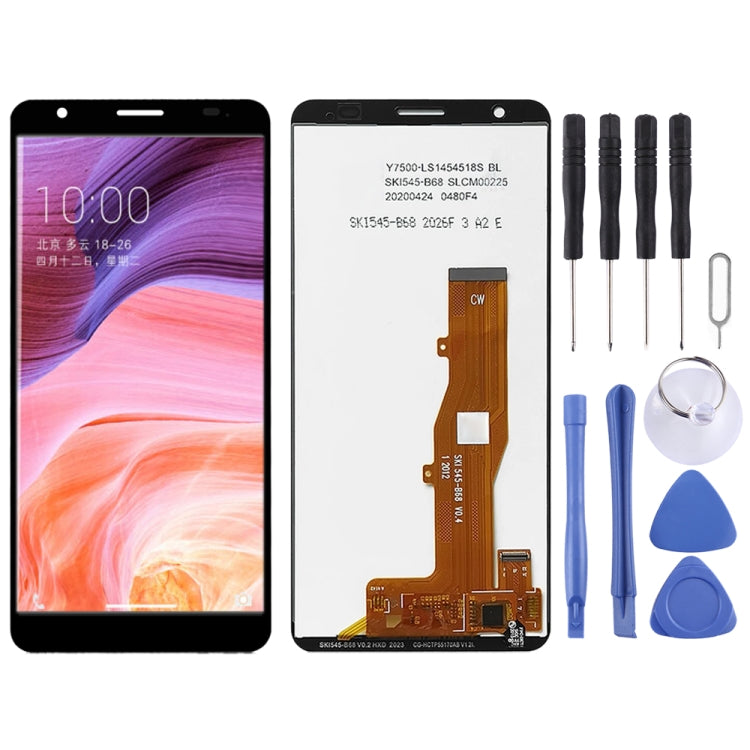 LCD Screen and Digitizer Full Assembly for ZTE Blade A3 2020