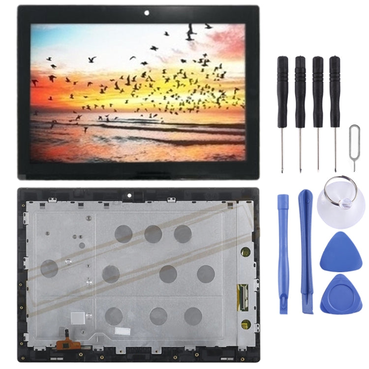 LCD Screen and Digitizer Full Assembly With Frame for Lenovo Miix 320 10ICR, For Lenovo Miix 320 10ICR