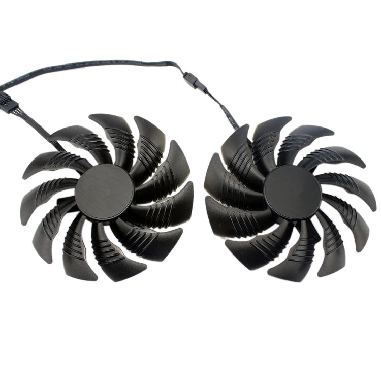 1 Paar 88MM 4-Pin Grafikkarten-Lüfter für Gigabyte GeForce GTX1060 1070 GTX1050ti GTX960 RX570 RX470