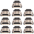 For vivo NEX 3 / NEX 3 5G V1923A, V1923T, 1908_19, 1912,V1924A, V1924T, 1913 10pcs Charging Port Connector, For vivo NEX 3 / NEX 3 5G