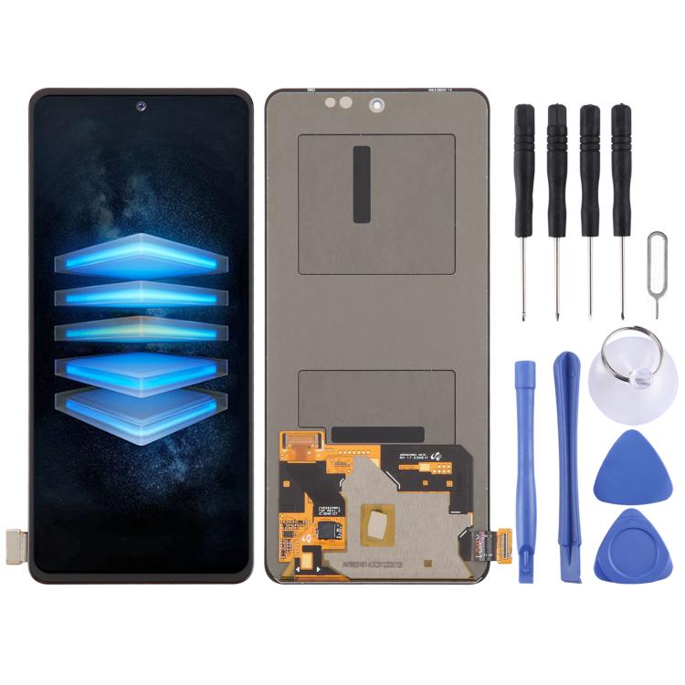 Original AMOLED Material LCD Screen and Digitizer Full Assembly for Vivo iQOO 7 / iQOO 7 (India) / iQOO Neo5 S / iQOO Neo6 (China) V2196A V2049A I2009, For Vivo iQOO 7 / iQOO 7 (India)