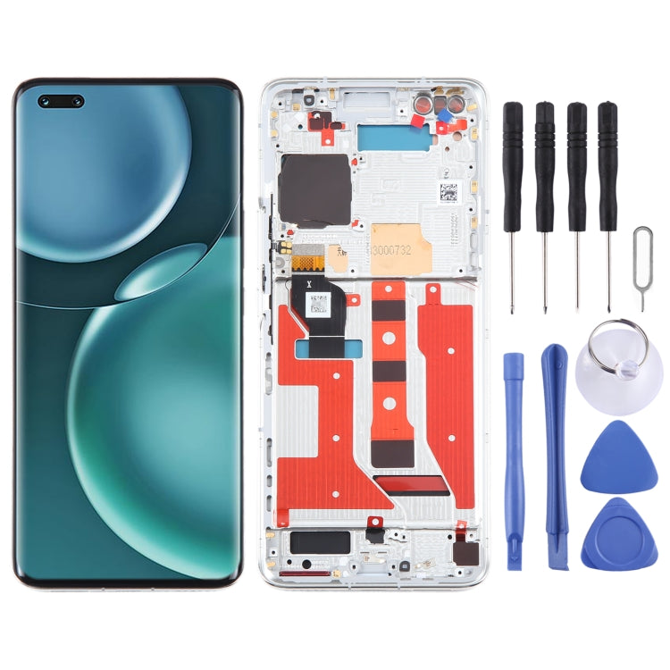 For Honor Magic4 Pro Original LCD Screen Digitizer Full Assembly with Frame, Not Supporting Fingerprint Identification, For Honor Magic4 Pro (Original)