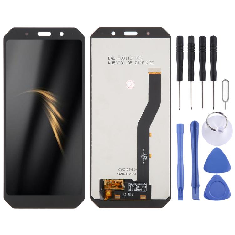 LCD Screen and Digitizer Full Assembly for AGM A9, For AGM A9