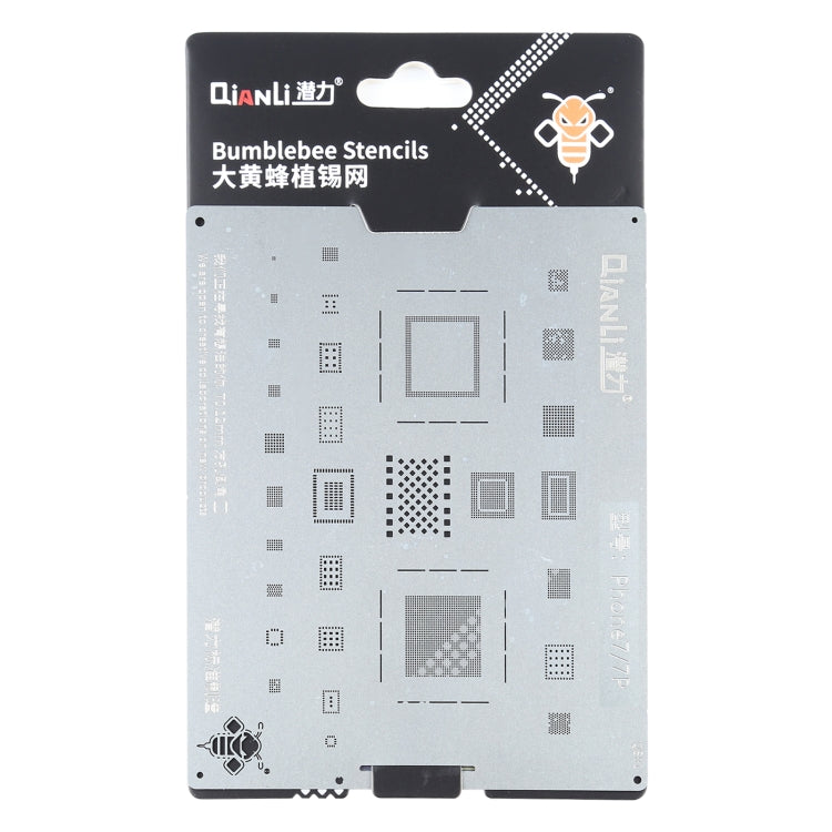 Qianli QS03 Bumblebee Stencils BGA Reballing Planting Tin Plate For iPhone 7/7 Plus, For iPhone 7/7 Plus