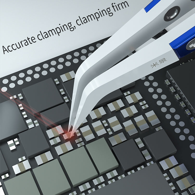 Mijing Antistatic Precision Diamagnetism Tweezers(Straight), Curved, Straight