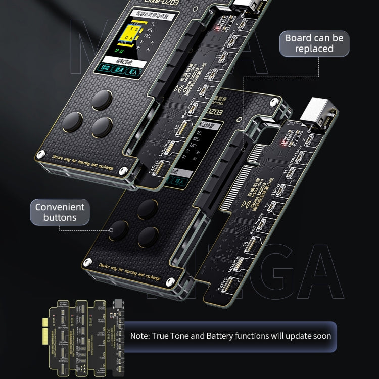 MEGA-IDEA DZ03 Battery Activation & Face ID Dot Matrix Programmer for iPhone 8-14 Pro Max, Plug: US, SPT0648A, SPT0648B
