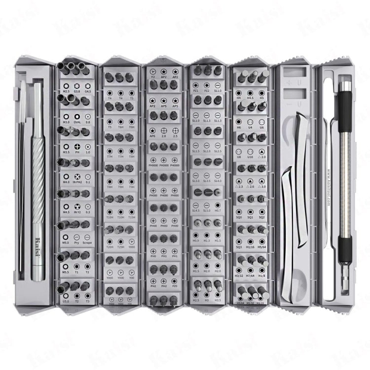 Kaisi K-8128 128-in-1 Präzisions-Schraubendreher-Set mit Magneten