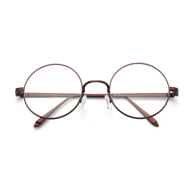 Round-Framed Glasses Small Fresh, Round-Framed Glasses, Golden, Silver, Bronze, Gun gray