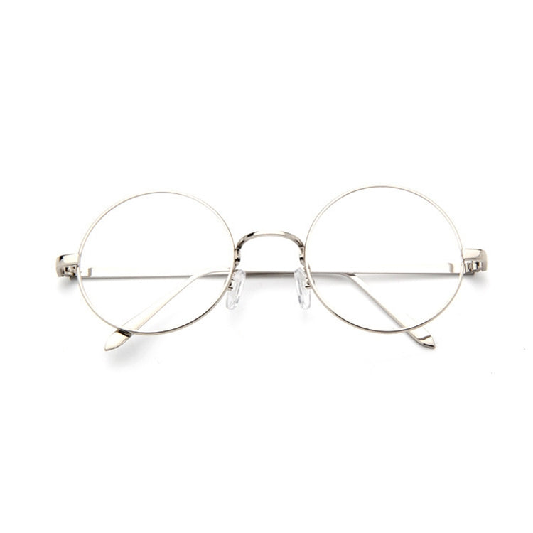 Round-Framed Glasses Small Fresh, Round-Framed Glasses, Golden, Silver, Bronze, Gun gray
