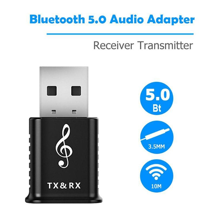 MSD168 2-in-1 Bluetooth Transmitter Empfänger Mini 3,5mm AUX Stereo Wireless Bluetooth 5.0 Adapter für Auto TV PC MP3