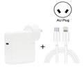 2 in 1 PD3.0 30W USB-C / Type-C Travel Charger with Detachable Foot + PD3.0 3A USB-C / Type-C to 8 Pin Fast Charge Data Cable Set, Cable Length: 1m, AU Plug, 1m