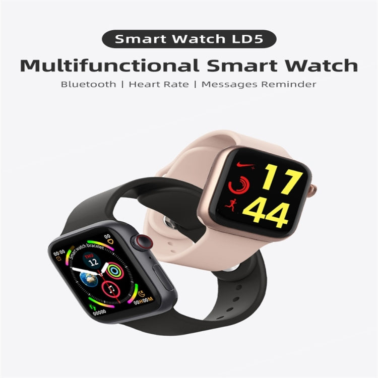 LD5 1.54 inch Color Screen Smart Watch, IP67 Waterproof, Support Bluetooth Phone / Heart Rate Monitoring / Blood Pressure Monitoring / Sleep Monitoring(Black)