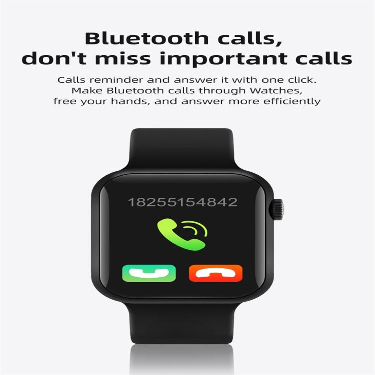 LD5 1.54 inch Color Screen Smart Watch, IP67 Waterproof, Support Bluetooth Phone / Heart Rate Monitoring / Blood Pressure Monitoring / Sleep Monitoring(Black)