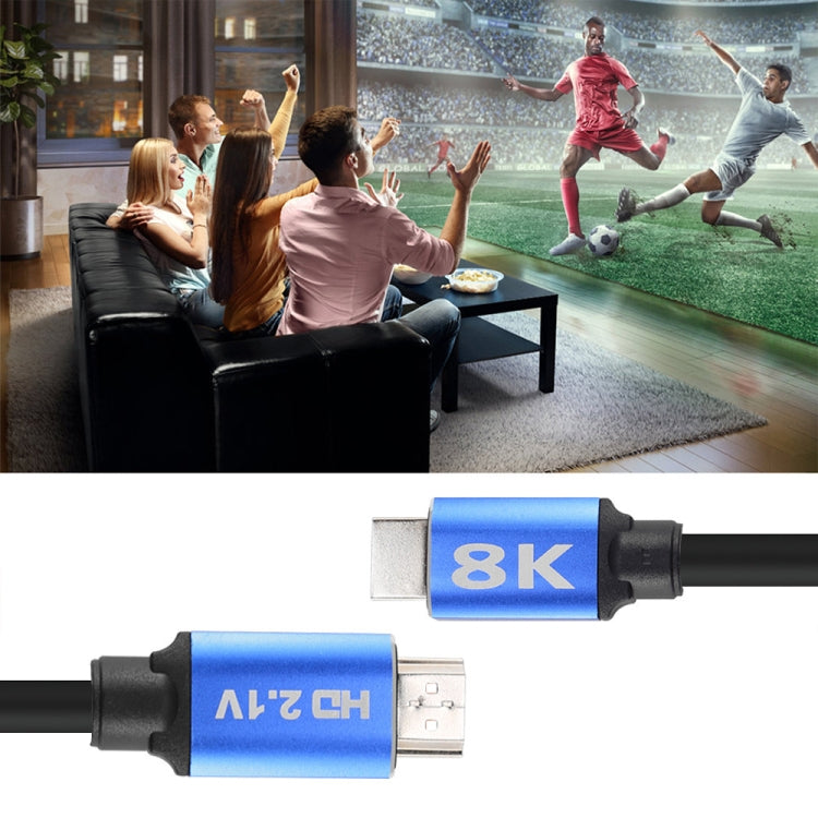 HD08 8K Ultra Clear HDMI 2.1 TV Computer Projection Set-top Box HDMI Cable, Cable Length:0.5m