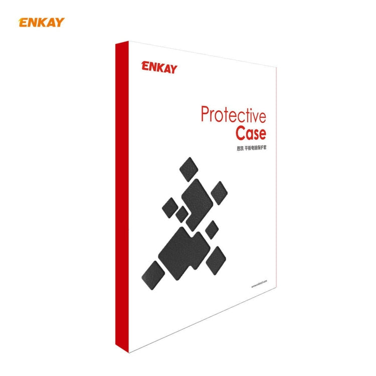 ENKAY ENK-8028 360 Degree Rotation PU Leather Smart Case with Auto Sleep and Holder Function For Samsung Galaxy Tab S6 Lite P610 / P615