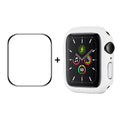 ENKAY Hat-Prince PC Frame + Full Coverage PMMA HD Screen Protector Film for Apple Watch Series 7 45mm
