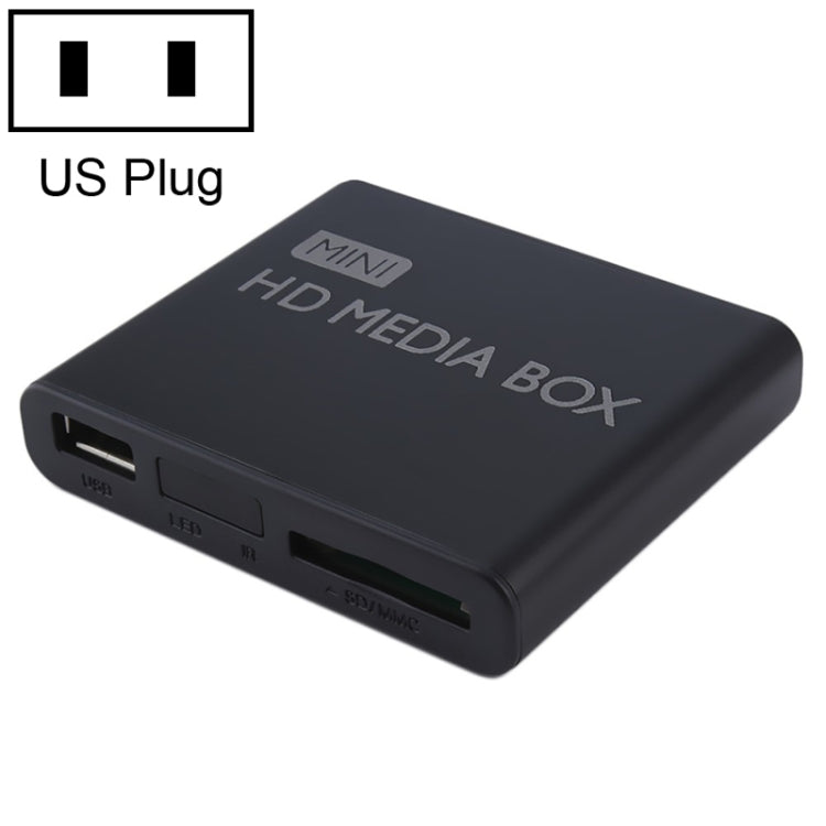 X9 Mini HD HDD Multimedia Player 4K Video Loop USB External Media Player AD Player, US Plug, EU Plug