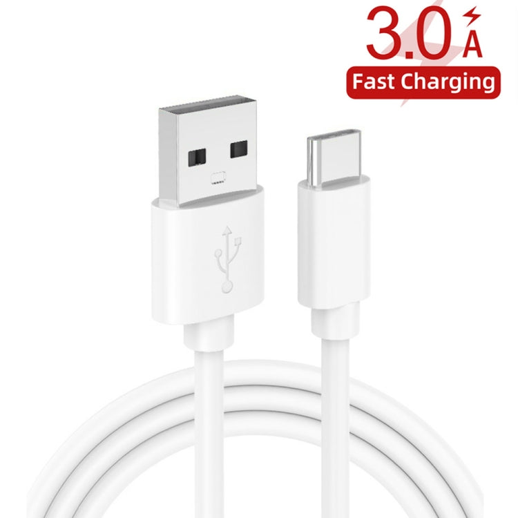 QC-04 QC3.0 + 3 x USB2.0 Multi-Port-Ladegerät mit 3A USB-auf-Typ-C-Datenkabel, US-Stecker (Schwarz)