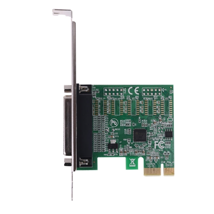 Parallelport DB25 25-polig PCIE Riser-Karte Drucker LPT auf PCI-E Expresskarten AX99100 Konverter Adapter