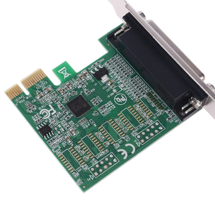 Parallelport DB25 25-polig PCIE Riser-Karte Drucker LPT auf PCI-E Expresskarten AX99100 Konverter Adapter