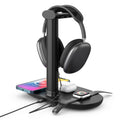 B-15A 4-in-1-Headset-Halter mit kabelloser Ladefunktion für Smartphone, iWatch & Airpods