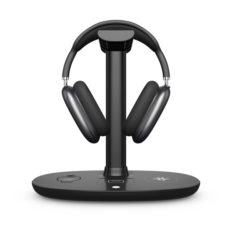 B-15A 4-in-1-Headset-Halter mit kabelloser Ladefunktion für Smartphone, iWatch & Airpods
