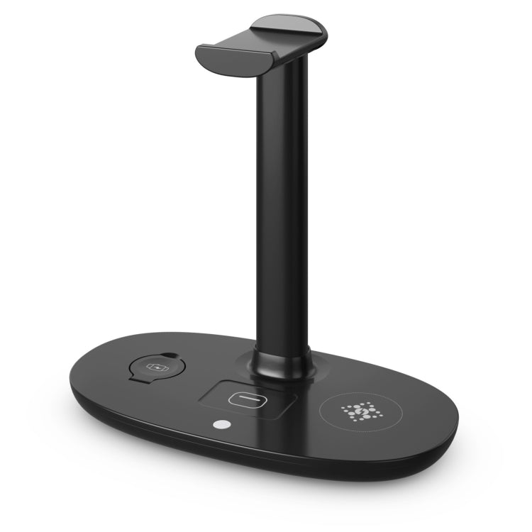 B-15A 4-in-1-Headset-Halter mit kabelloser Ladefunktion für Smartphone, iWatch & Airpods