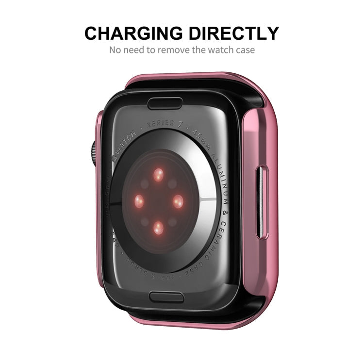 ENKAY Hat-Prince 2 in 1 PC Frame + 9H Tempered Glass Case, For Apple Watch Series 8 / 7 41mm, For Apple Watch Series 8 / 7 45mm