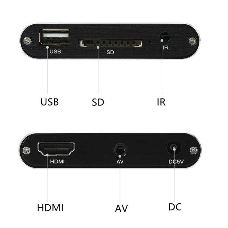 X9 HD Multimedia Player 4K Video Loop USB External Media Player AD Player