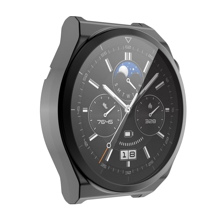 ENKAY Full Coverage Electroplated Soft TPU Case with Screen Protection, For Huawei Watch GT 3 Pro 46mm, For Huawei Watch GT 3 Pro 43mm