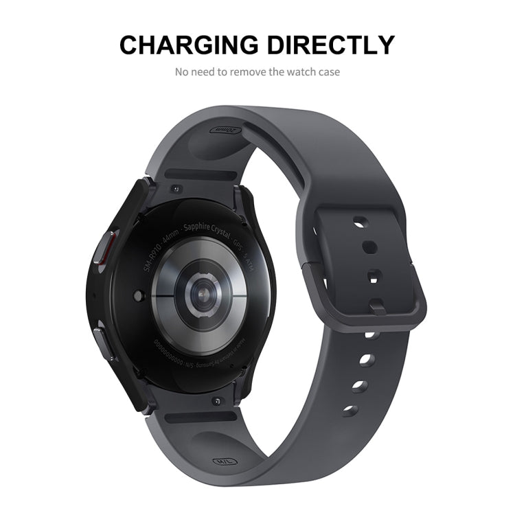 Für Samsung Galaxy Watch5 44mm ENKAY Hat-Prince Vollständige Abdeckung PC Rahmen + 9H Panzerglas Hülle