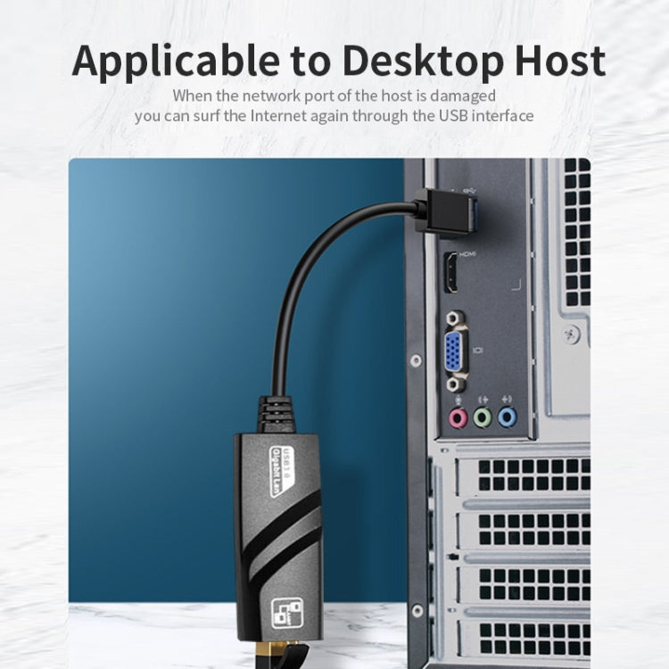JSM 1000 MBit/s USB 3.0 auf RJ45 Ethernet Adapter Netzwerkkabel, JSM 1000 MBit/s USB 3.0