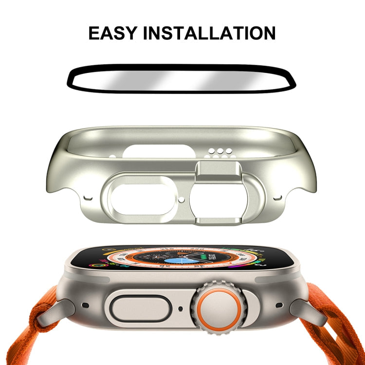 Für Apple Watch Ultra 3 / 2 / 1 49mm ENKAY 2 in 1 PC Hülle + Vollständige Abdeckung 9H Panzerglasfolie
