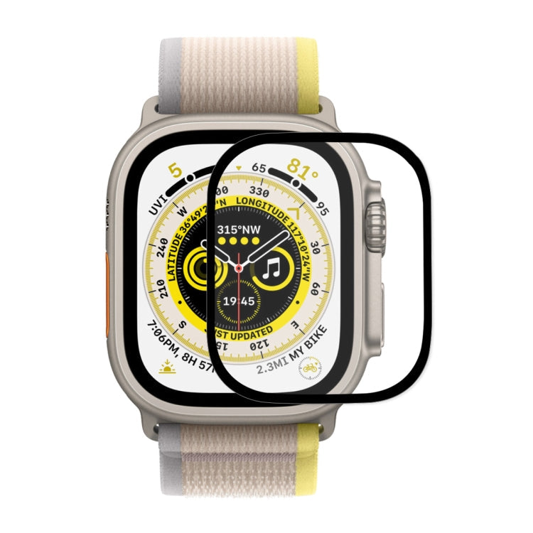 For Apple Watch Ultra 1 / 2 / 3 49mm ENKAY 9H Full Cover Tempered Glass Watch Film, 1pcs, 2pcs, 5pcs, 10pcs