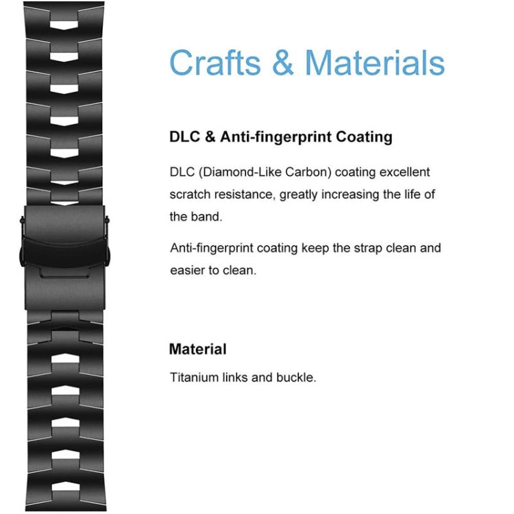 26mm Titanium Alloy Quick Release Watch Band, For Garmin Fenix 3 HR, For Garmin Fenix 3 Sapphire, For Garmin Descent MK 2, For Garmin Descent MK 2i