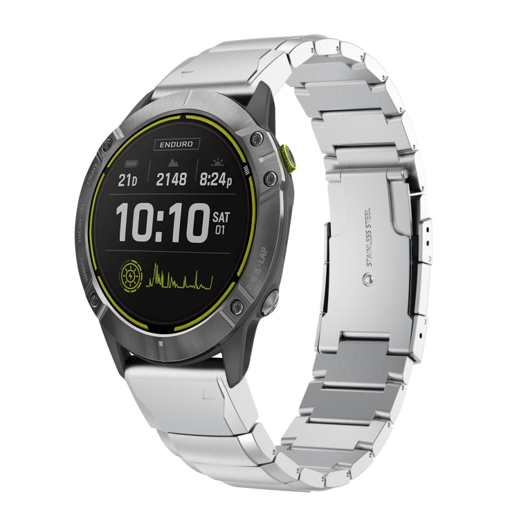 26mm Tortoise Shell Stainless Steel Watch Band, For Garmin Fenix 7X, For Garmin Enduro 2, For Garmin Tactix 7, For Garmin Tactix 7 Pro, For Garmin Fenix 7X Solar, For Garmin Tactix Delta, For Garmin Enduro, For Garmin Fenix 6X, For Garmin Fenix 6X Pro ...