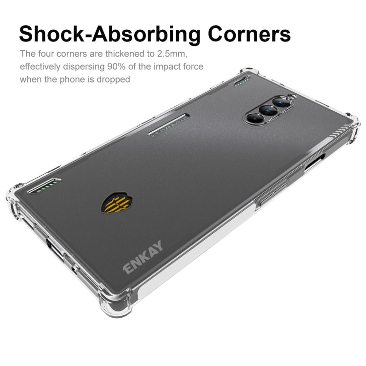 For ZTE Nubia Red Magic 8 Pro ENKAY Hat-Prince Clear TPU Shockproof Phone Case