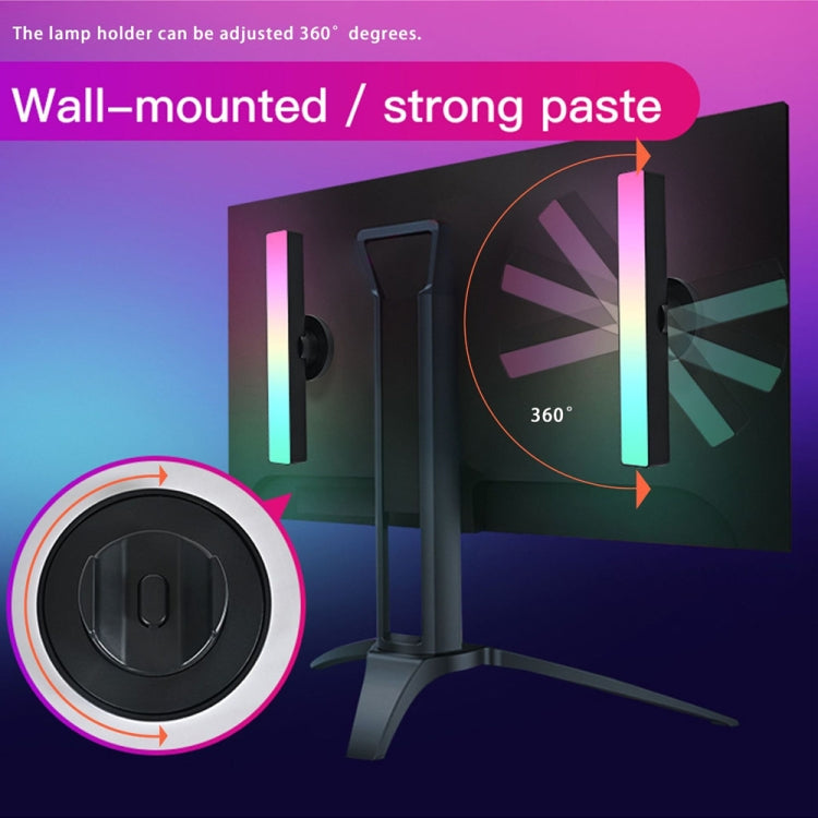 ZM-021 Musik-Synchronisations-LED-Leiste, Ambient-Licht für TV, Tuya-Desktop-Atmosphärenlampe, LED-Leiste