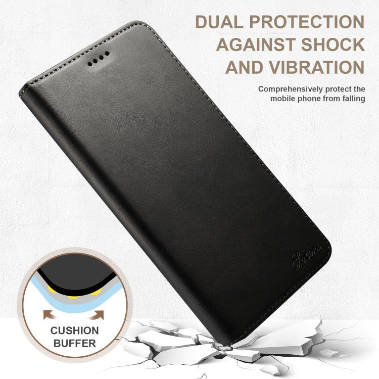 Suteni Calf Texture Horizontal Flip Leather Phone Case, For Samsung Galaxy S24 Ultra 5G, For Samsung Galaxy S24+ 5G, For Samsung Galaxy S24 5G, For Samsung Galaxy S23 Ultra 5G, For Samsung Galaxy S23+ 5G, For Samsung Galaxy S23 5G