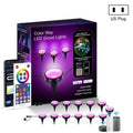 CP01 Outdoor WIFI Smart APP Control Garden Lamp Music Sync Outdoor Ground Lights, US Plug, EU Plug
