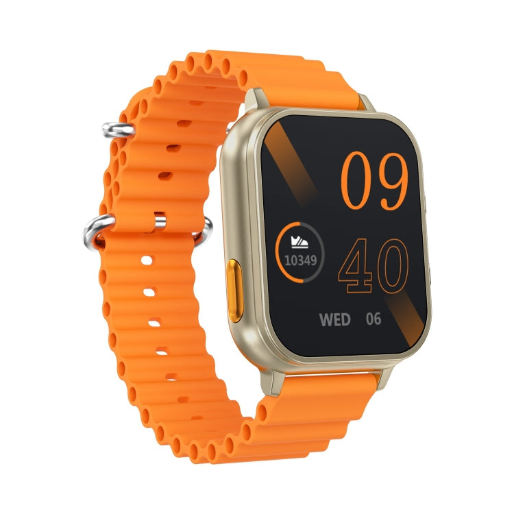 N22 1.96 inch Color Screen Smart Watch,Support Heart Rate Monitoring / Blood Pressure Monitoring / Blood Oxygen Monitoring(Orange)