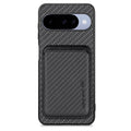 Carbon Fiber Leather Card Magsafe Phone Case, For Google Pixel 10 Pro XL, For Google Pixel 9 Pro XL, For Google Pixel 10 / 10 Pro, For Google Pixel 9 / 9 Pro