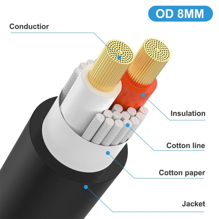 JUNSUNMAY Speakon Male to Speakon Male Audio Speaker Adapter Cable with Snap Lock, Length:25FT