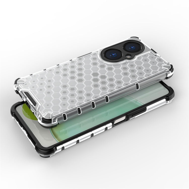 For Huawei Enjoy 60 Pro / nova 11i Shockproof Honeycomb Phone Case(Red)