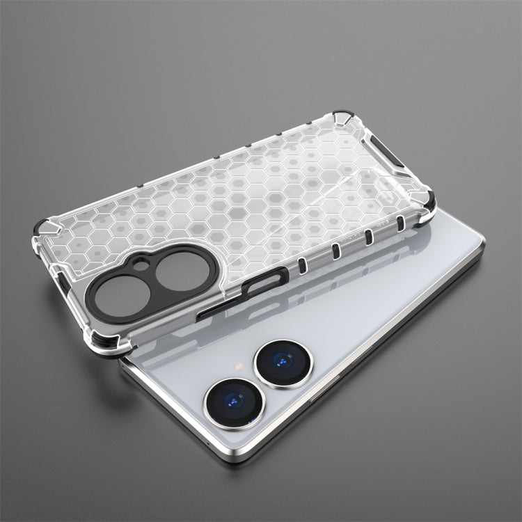 For Huawei Enjoy 60 Pro / nova 11i Shockproof Honeycomb Phone Case(Green)