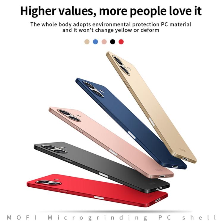 MOFI Mattes, ultra-dünnes Hardcase für iPhone 17e / 16e, iPhone 17 Pro Max, iPhone 17 Pro, iPhone 17
