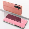 Plated Mirror Horizontal Flip Leather Phone Case with Holder, For Galaxy A56 5G, For Galaxy A26 5G, For Galaxy A36 5G